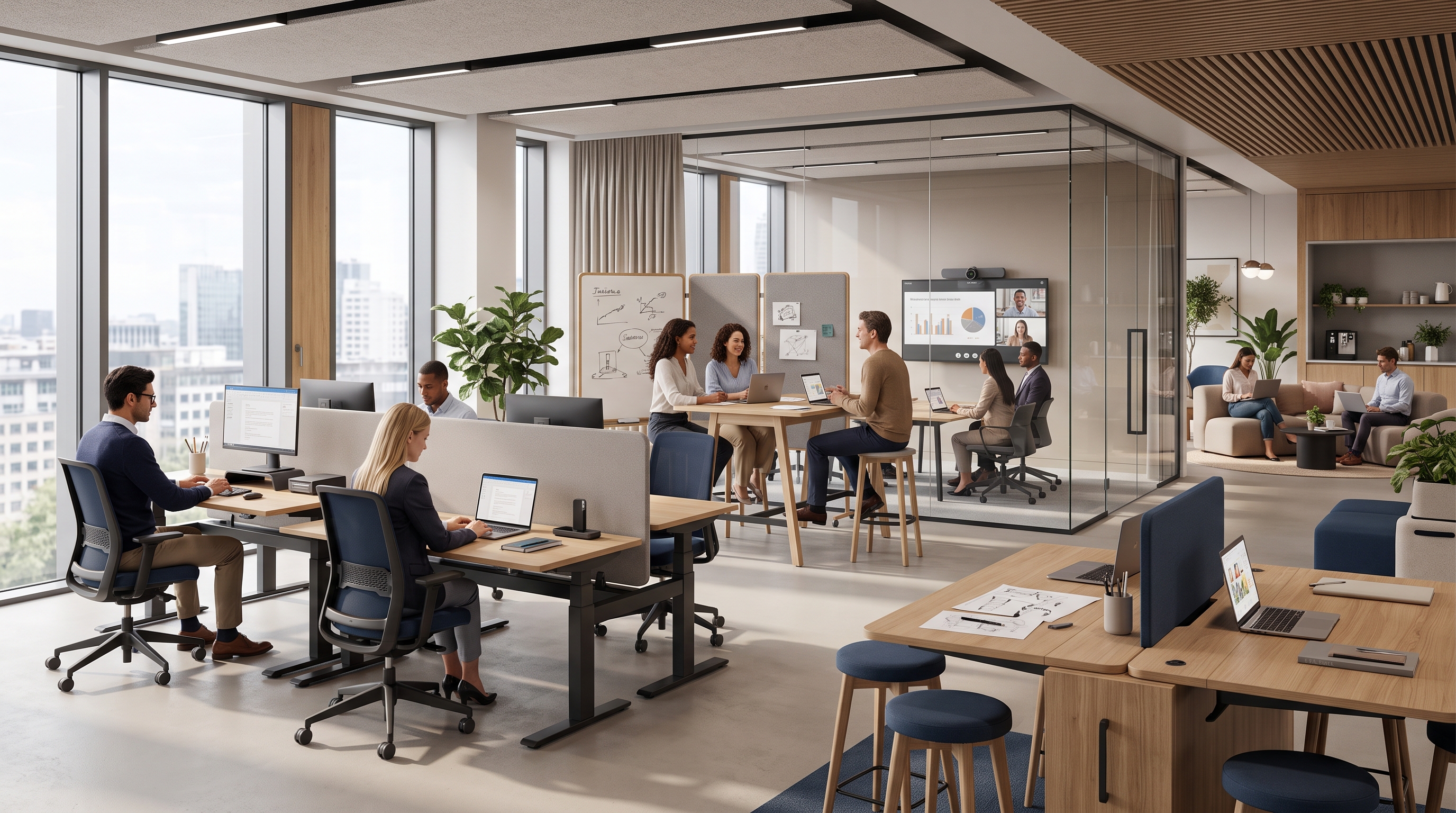 New Work im Raum: Wie moderne Bürogestaltung Arbeit wirklich unterstützt