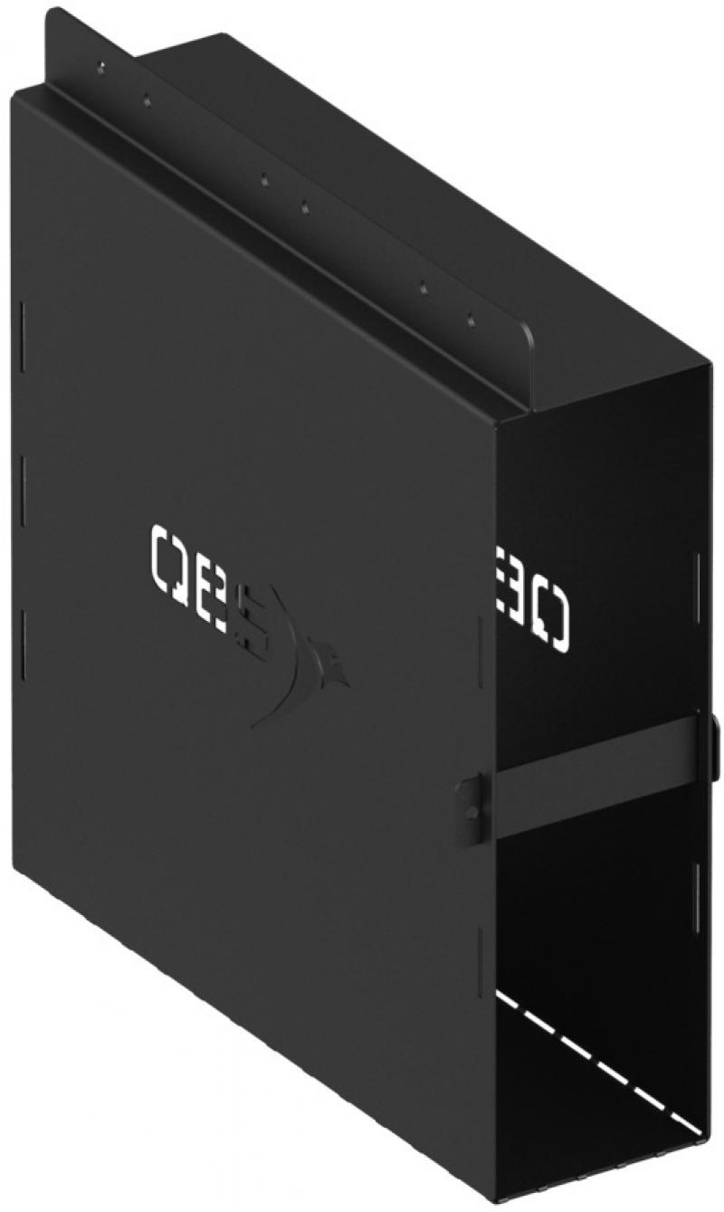 2 PI COUCS Schutzcontainer für schmale P Cs Schwarz