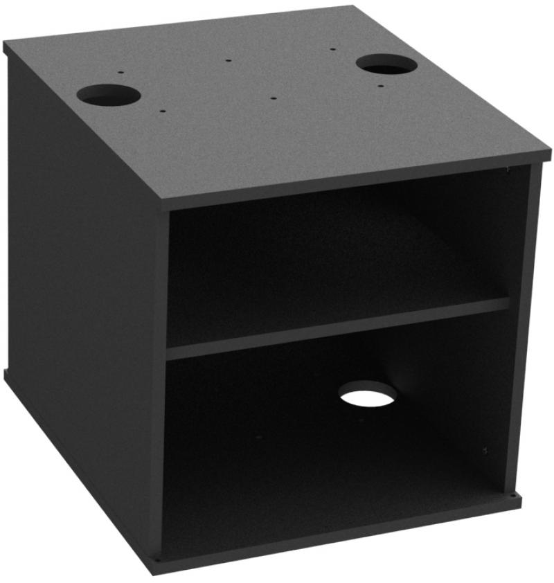 FH Holzcontainer offen Schwarz