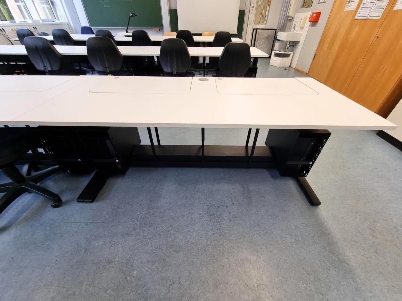 Salfer-Multifunktionstisch Format + - versenkbarer Monitor bis zu 27 Zoll Sicht oben