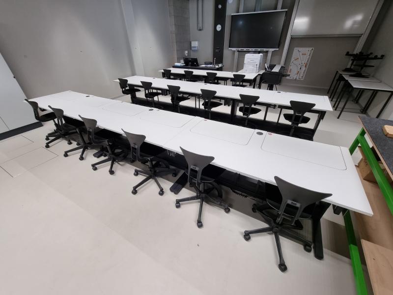 Klappbare Monitore in geschlossener Position