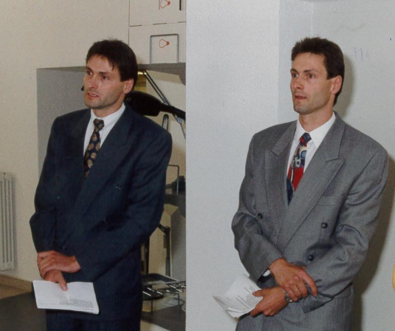 Hans und Rudolf Salfer jun. kommen ins Familienunternehmen 1975