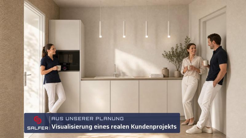 Büroplanung Visualisierung Personalküche