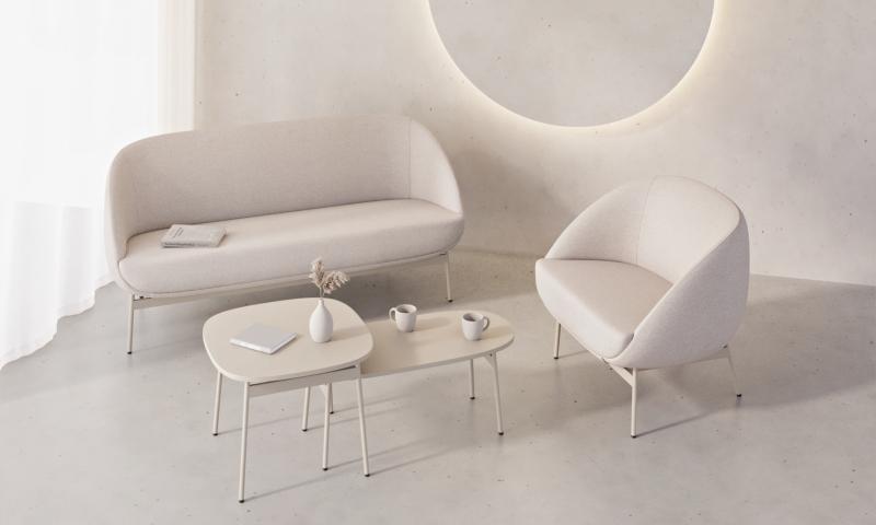 Mollen soft seating nowy styl arrangement in hellem Design