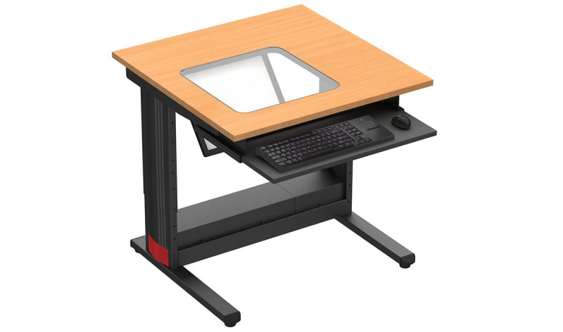 Format+ Bildschirm unter Glas mit Tastatureinschub