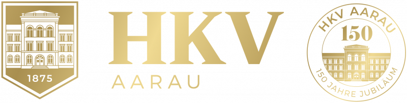 Hkv logo aarau jubilaeum mit zusatz cmyk gold cropped